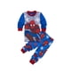 thumbnail image 3 of Pijamas de Spiderman para niños y niñas, ropa de dormir de manga larga con dibujos animados de Hulk, 2-7T, envío gratis, 3 of 6