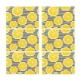 thumbnail image 2 of MKHERT Funny Yellow Lemon with Black_White Stripes Placemats Table Mats for Dining Room Kitchen Table Decoration 12x18 inch,Set of 6, 2 of 4