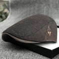 thumbnail image 3 of Men's Flat Ivy Gatsby Newsboy Hat Winter Spring Autumn Driving Cabbie Hunting Cap, 3 of 8