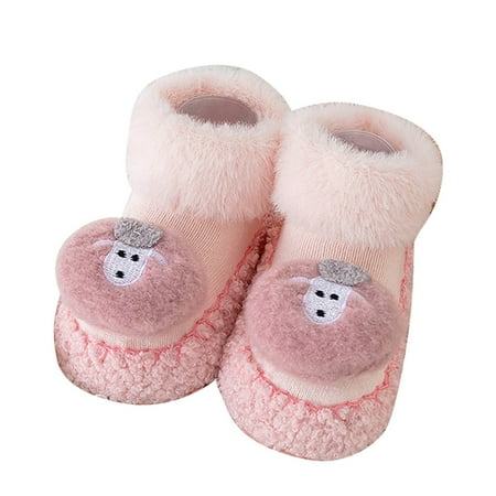 

Footwear Winter Toddler Shoes Soft Bottom Indoor Non-Slip Warm Floor Animal Socks Shoes