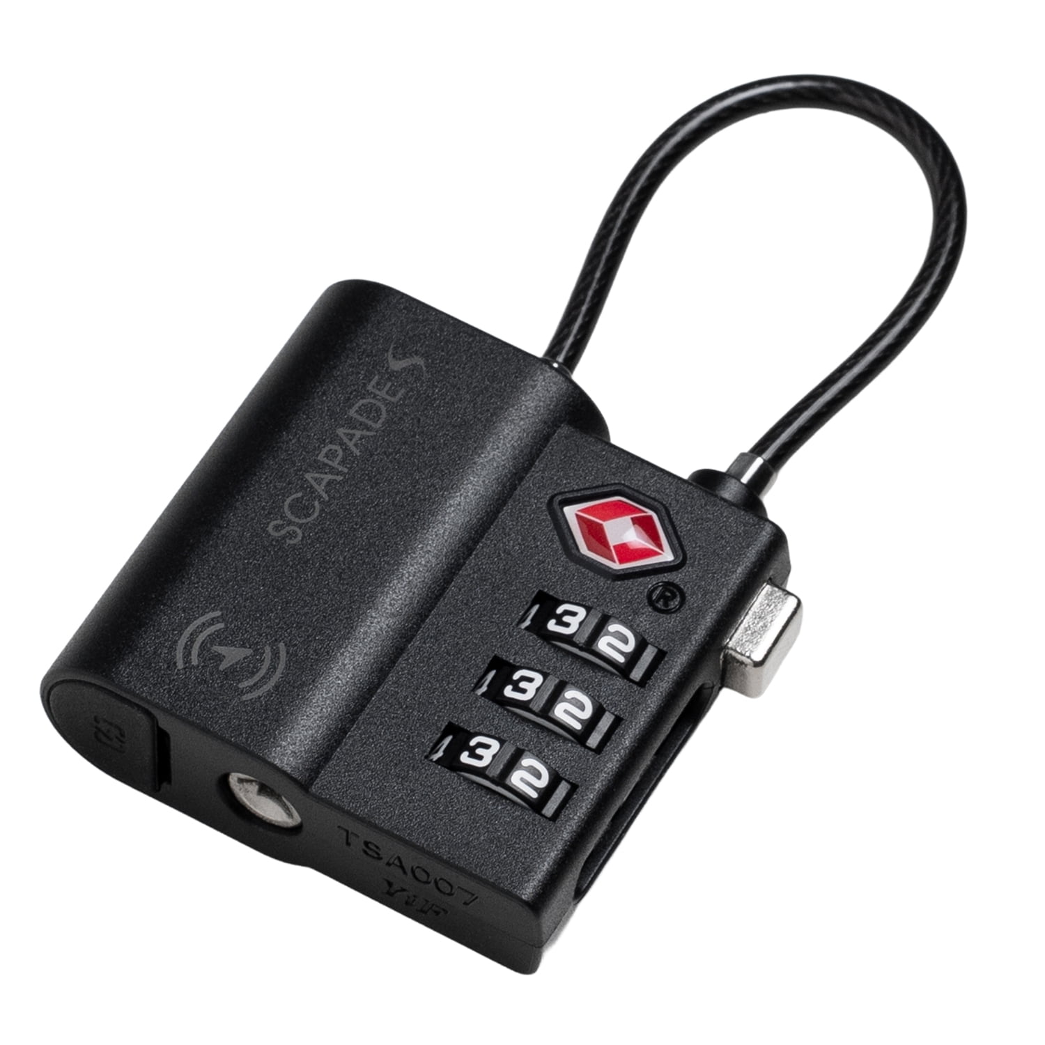 Scapade AirLock TSA-Approved Suitcase Lock with Apple Find My Tracker, S-LOCK