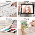 thumbnail image 4 of Stylus for iPad (2 Pcs)  StylusHome  Disc Universal Stylus Pens Touch Screens for Apple//Ipad pro/Mini/Air/Android/Microsoft/Surface All Capacitive Touch Screens,black/white,none, 4 of 4
