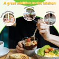 thumbnail image 2 of serony Hotel Stainless Steel Dish Distribution Spoon, Restaurant Large Spoon, Thickened Cafeteria Common Spoon, Dish Distribution Spoon, Service Spoon, Large Spoon, 2 of 9