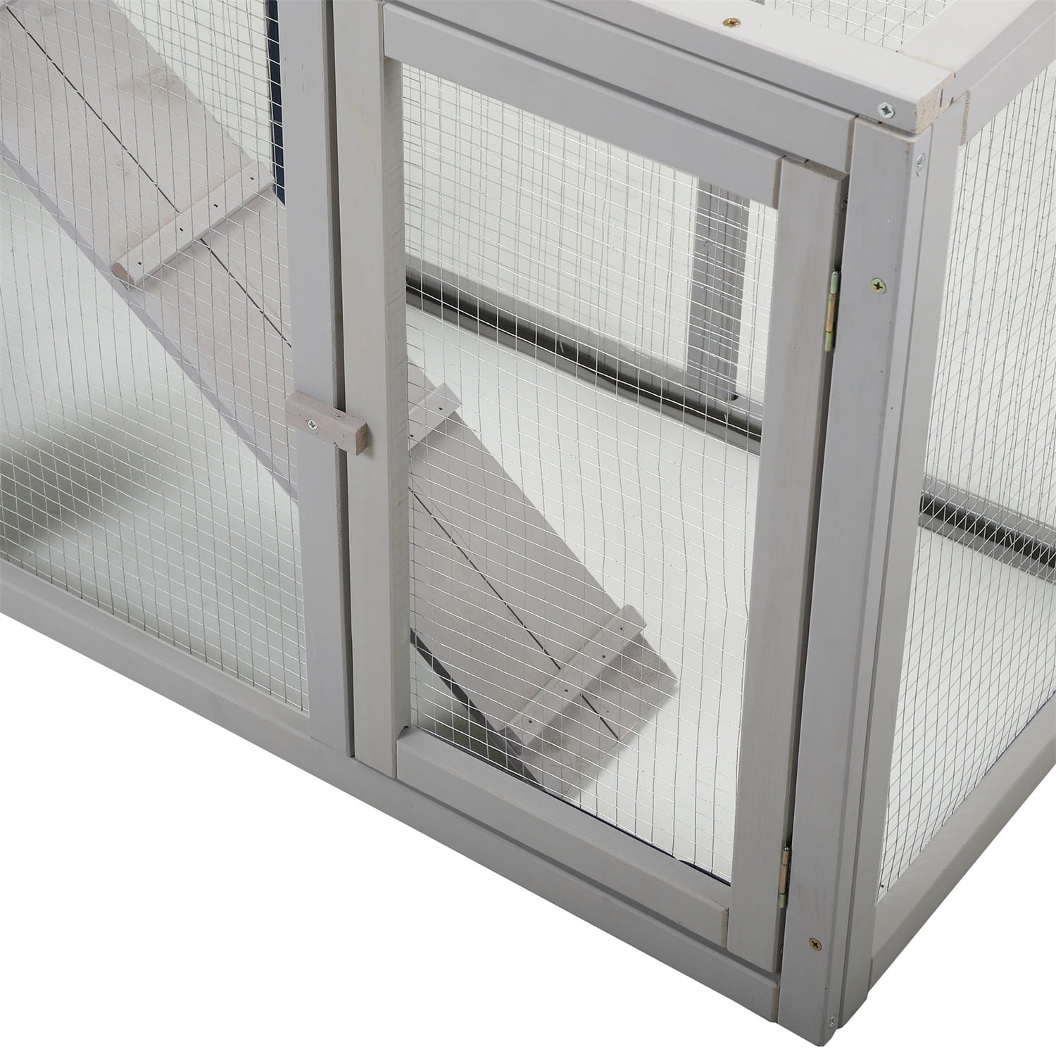 Pefilos 54" Wood Rabbit Hutch Rabbit Cage Bunny Hutch Large Bunny Cage Indoor Outdoor Two Story Guinea Pig Hamster Hutch Rabbit House Pet Cages for Small Animals Hen House, Gray Pefilos 54" Wood Rabbit Hutch Rabbit Cage Bunny Hutch Large Bunny Cage Indoor Outdoor Two Story Guinea Pig Hamster Hutch Rabbit House Pet Cages for Small Animals Hen House, Gray