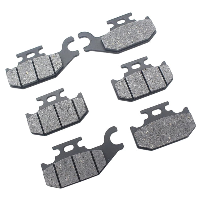 6 Piezas Pastillas de freno de motocicleta Macarena Discos de freno semimetálicos 80 MM