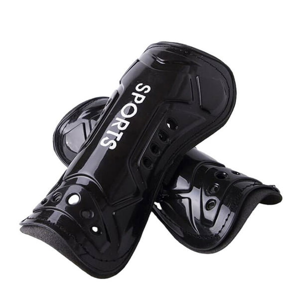 Eigraketly Mangas de pierna de EVA para adultos y niños, protectores de piernas deportivos para adultos, fáciles de usar y protectores Ropa Deportiva, Zapatos adulto negro