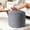 Dark Grey, variant on Round Pouf Ottoman Foot Rest, Pre-Stuffed Footrest Ottoman with Odorless Shredded Memory Foam, Soft Corduroy Floor Pouf for Living Room, Bedroom, Cozy Home Decor, Grey