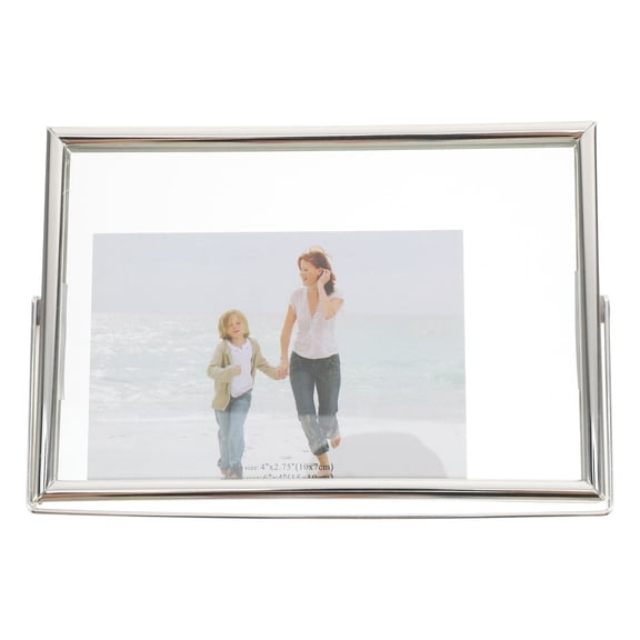 WHAMVOX  Table Photo Frame Wedding Picture Frames Easel Lovers Silver