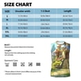 thumbnail image 5 of Lsque Cute Mushroom Town A Print Men's Cotton Blend Sleeveless Muscle Shirts (S-3XL)- Moisture Wicking, Odor Protection, UPF 30+,XX-Large, 5 of 8