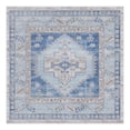 thumbnail image 3 of Unique Loom Whitney Collection Area Rug - Geneva (4' Square Sky blue/Ivory), 3 of 6