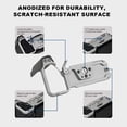 thumbnail image 3 of Camera Bottom Mounting Plate, Lightweight Camera Quick Release Plate 1/4 Inch Screw Hole Comfortable Grip  for Tripod, 3 of 7