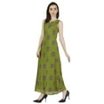 thumbnail image 3 of Bimba Printed Ankle Length Ethnic Dresses For Womens Sleeveless Casual Dress Indo Western Wear, 3 of 7