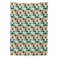 thumbnail image 2 of Colorful Tablecloth, Abstract Pattern with Hand-drawn Shapes and Elements Hipster Doodle Art Print, Rectangle Satin Table Cover Accent for Dining Room and Kitchen, 60" X 84", Multicolor, by Ambesonne, 2 of 2