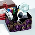 thumbnail image 6 of Spotted Square Brush and Pen Holder Organizer with 4 Compartments and Removable Dividers, Pen Holder, Pen Organizer, Brush Holder, 6 of 6