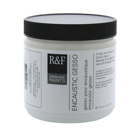 UPC: 0836943008137 | R&F Handmade Paints Encaustic Gesso 16 oz.