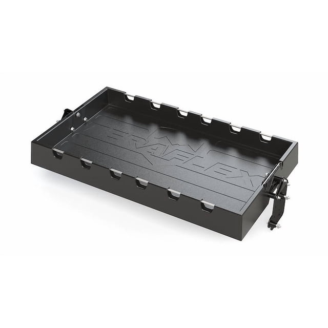 Teraflex Cargo Carrier 7102000 Sierra; Rack Style; OE Roll Bar Mount; 75 Pound Capacity; Black