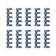 thumbnail image 3 of Paquete de 10 carpetas de hojas sueltas, clips de aro de hojas sueltas para tarjetas de estudio, cuadernos, álbumes de fotos, álbumes de recortes, fol azul, 3 of 8