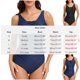 thumbnail image 3 of Traje de baño de una pieza para mujer, conjuntos de bikini para mujer, traje de baño deportivo de verano ajustado de color liso para mujer, traje de baño de poliéster para mujer, 3 of 8