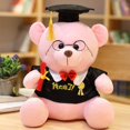 thumbnail image 4 of Graduation Teddy Bear Plush Doll Stuffed Animal Bear with Doctoral Hat for Graduation Gift Decoration, 4 of 8
