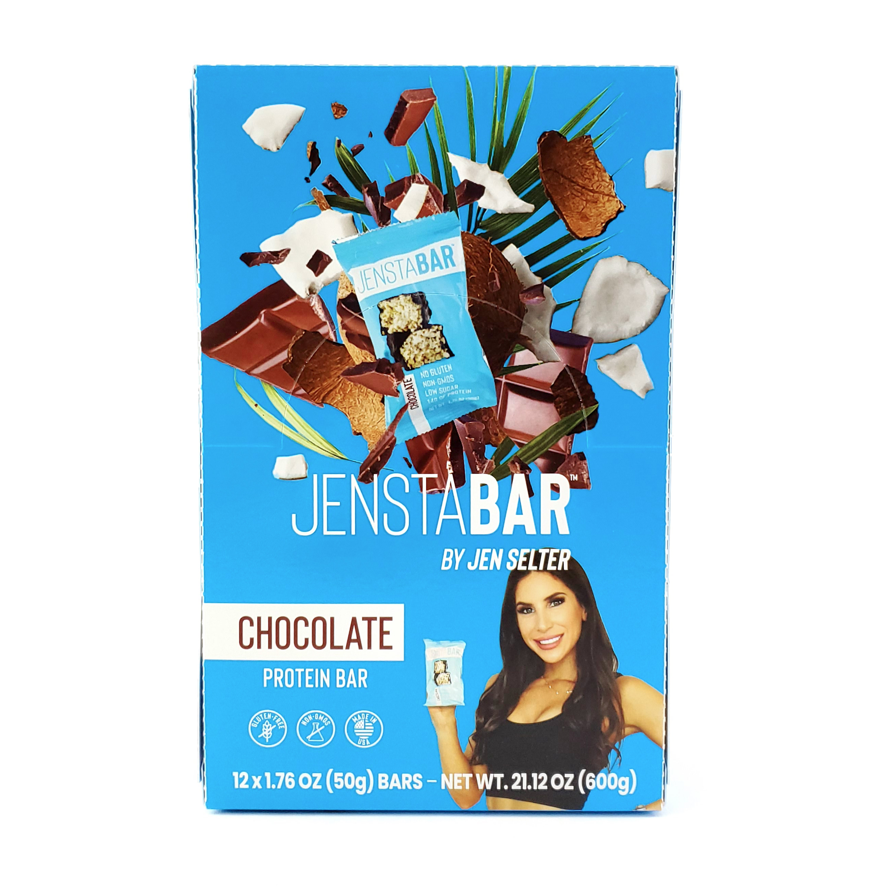 Jenstabar Protein Bar High Fiber KDairy Low Sugar NonGMO Gluten Free
