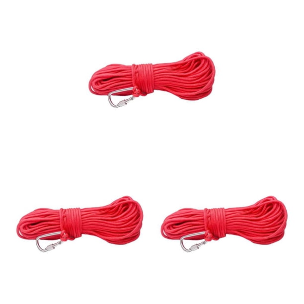 Eigraketly Cuerda de línea trenzada de pesca de 4mm de diámetro, correa multifuncional para exteriores, bloqueo de seguridad, cuerdas de Jigging Type1 NO1 Eigraketly CBP493855