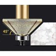 thumbnail image 3 of Diamond Grinding Edge Router Bits - 45 Degree Oblique Cutter With Bearing, Stone Cutting Carving Tool For Marble, Granite, Quartz (1/2 Inch-shank), 3 of 5