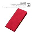 thumbnail image 4 of KAIYANG Funda de teléfono con tapa para Samsung Galaxy M14 5G, piel sintética con tacto de piel, tarjetero, funda protectora, estilo E, Samsung Galaxy M14 5G, color rojo, 4 of 5