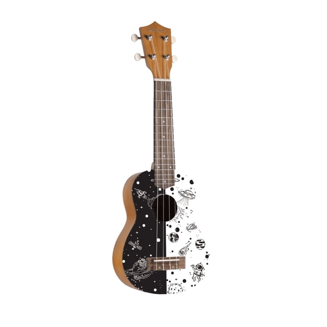 Ukelele Soprano Bamboo Galactica con Funda