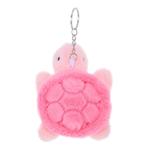 Llavero de tortuga de peluche, lindo llavero de muñeca de tortuga, colgante, llavero decorativo