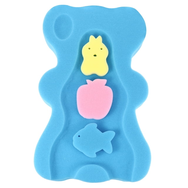 Alfombrilla de baño de bebé Mat de esponja antideslizante antideslizante bañera de bañera infantil asiento recién nacido