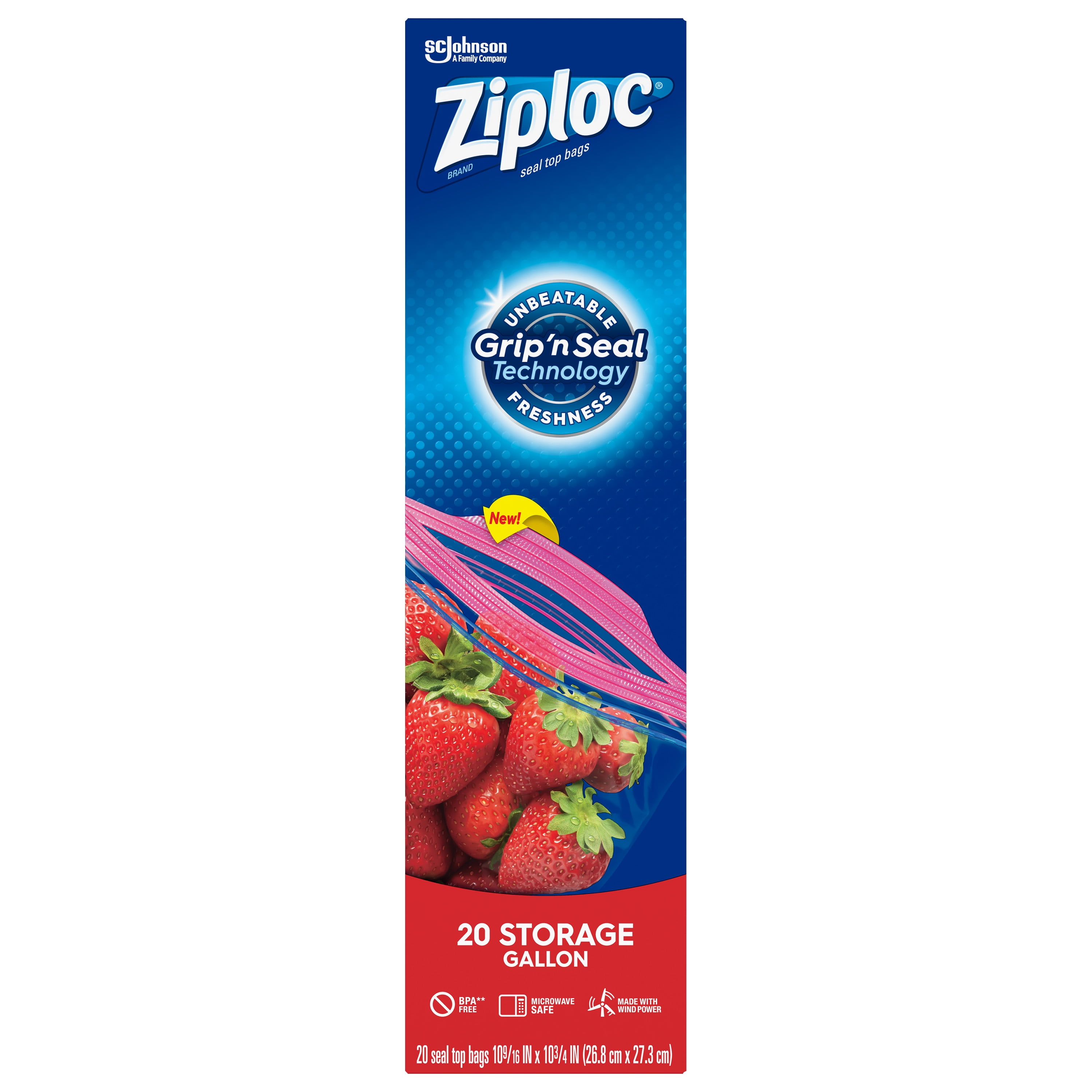2 gallon ziploc bags