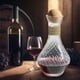 thumbnail image 1 of Decantador de vino perfecl de vidrio Hecho a mano 1000 Ml, 1 of 8