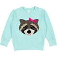 thumbnail image 2 of Inktastic Raccoon Girl Animal Toddler Sweatshirt, 2 of 4