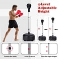 thumbnail image 3 of Topbuy Freestanding Punching Bag with Boxing Gloves for Children Adult Speed Training Household Decompression Equipment, 3 of 7