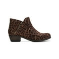 thumbnail image 2 of Sun + Stone Womens Abby Faux Suede Block Heel Ankle Boots, 2 of 3