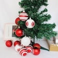 thumbnail image 5 of Christmas Decor,Christmas Balls,Red and White Electroplated Pendant,Entryway Ornament for Christmas Tree Thanksgiving Party Decoration,Gift Box Set,2.36in,16pcs,Colorful, 5 of 5