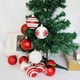thumbnail image 5 of Xihbxyly Ofertas Diarias Del Día Prime Solo Hoy Juego de Caja de Regalo con Colgante Árbol de Navidad 16 Piezas/6 Cm con Bolas de Navidad y Bolas Galvanizadas Rojas y Blancas para Decoración Navideña, 5 of 5