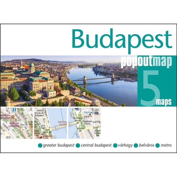 Popout Maps Budapest Popout Map, (Paperback)