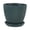 🍒 Green_Base#2405, variant on Plastic Plant Pots With Saucers 3.5 Inch - Indoor Outdoor Modern Planter Containers, Drainage Holes, Decorative Flower Pots for Succulents Herbs Cactus