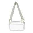 thumbnail image 1 of Clear Bag For Stadium Events Quilted Clear Purse For Cosmetic Storage Bag, 1 of 6