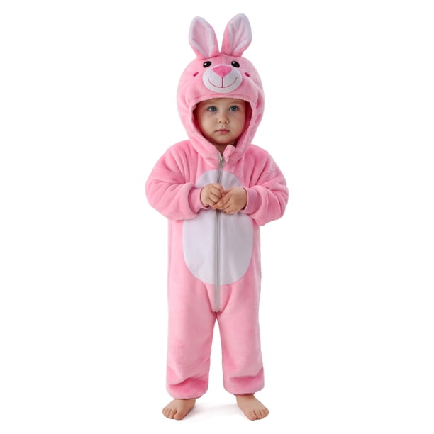 Pijama Spooktacular Creations Halloween Rabbit para bebé, color rosa