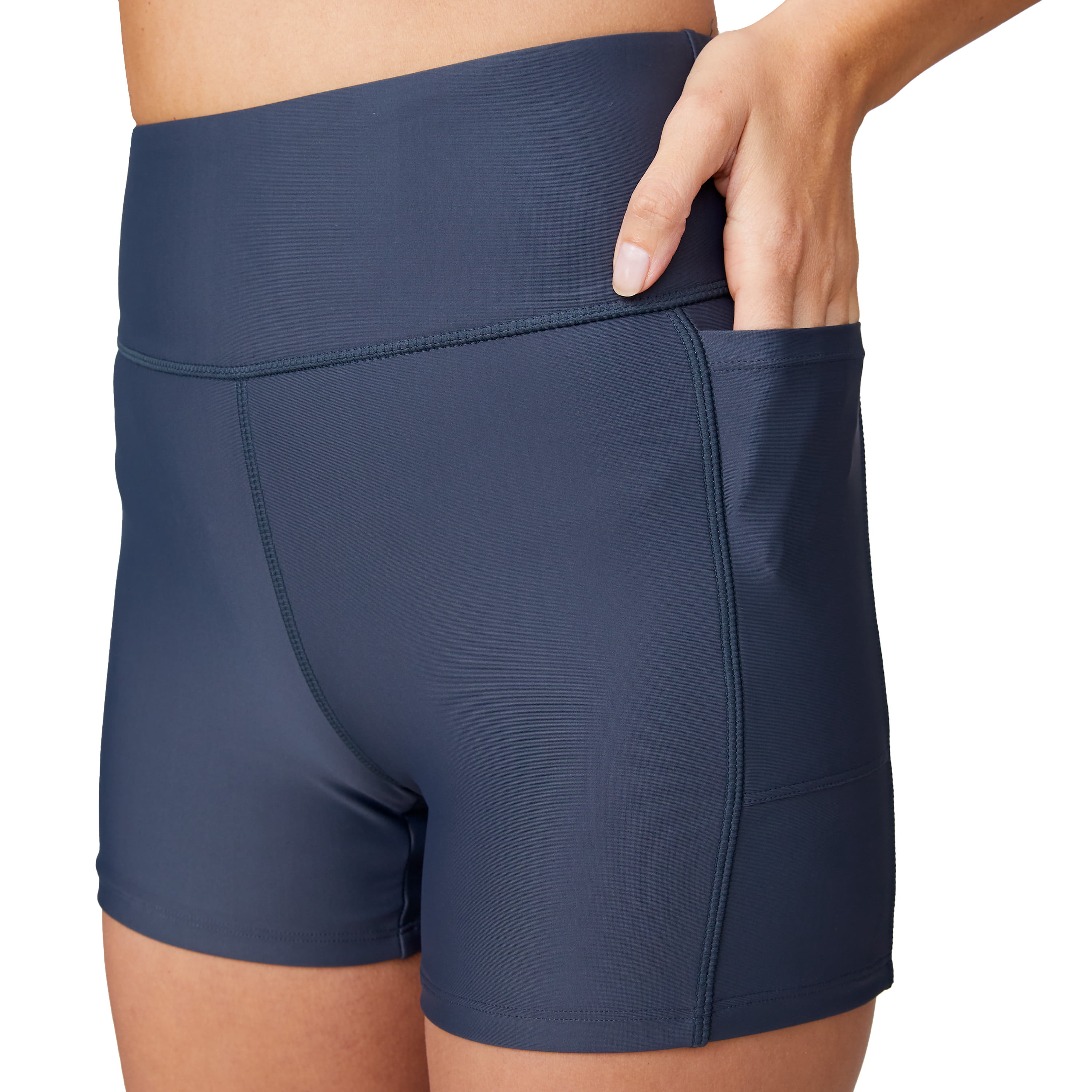 Free Country Women's Swim Biker Short Shadow XS