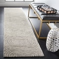 thumbnail image 2 of SAFAVIEH Trace Loew Geometric Runner Rug, Grey/Ivory, 2'3" x 9', 2 of 8