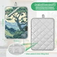 thumbnail image 6 of Yayeee Pot Holders Kitchen Heat Resistant with Pocket 7"x9.8" Cotton Oven Cooking Hot Pads, Retro Tree, 6 of 7