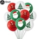 thumbnail image 3 of Globo de aluminio de muñeco de nieve navideño grande Globo de árbol de Navidad de pie Caja de regalo de Papá Noel Globo Decoraciones para fiestas navideñas Globo, 3 of 5