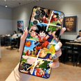 thumbnail image 1 of Funda de silicona de Anime dragon-goku Balls para Samsung Galaxy A21s, A13, A71, A72, A73, A51, A52, A33, A22, A53, A32, A12, A11 QYM unisex, 1 of 2