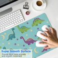 thumbnail image 4 of Long Mouse Pads for Desk,Light Blue Dinosaurs Celestial Pattern Desk Mats on Top Of Desks, Desk Mouse Pad Extra Large with 3mm Non-Slip Base and Stitched Edge for Gaming,Office,Work,Home 31.5"x11.8", 4 of 6