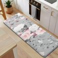 thumbnail image 5 of Pioneer Flower Floral Print Pattern Kitchen Rug Mat,Kitchen Runner Rugs Non Skid Washable,Decorative Kitchen Floor Mats for Kitchen,Sink,Laundry,17"x47.2", 5 of 7