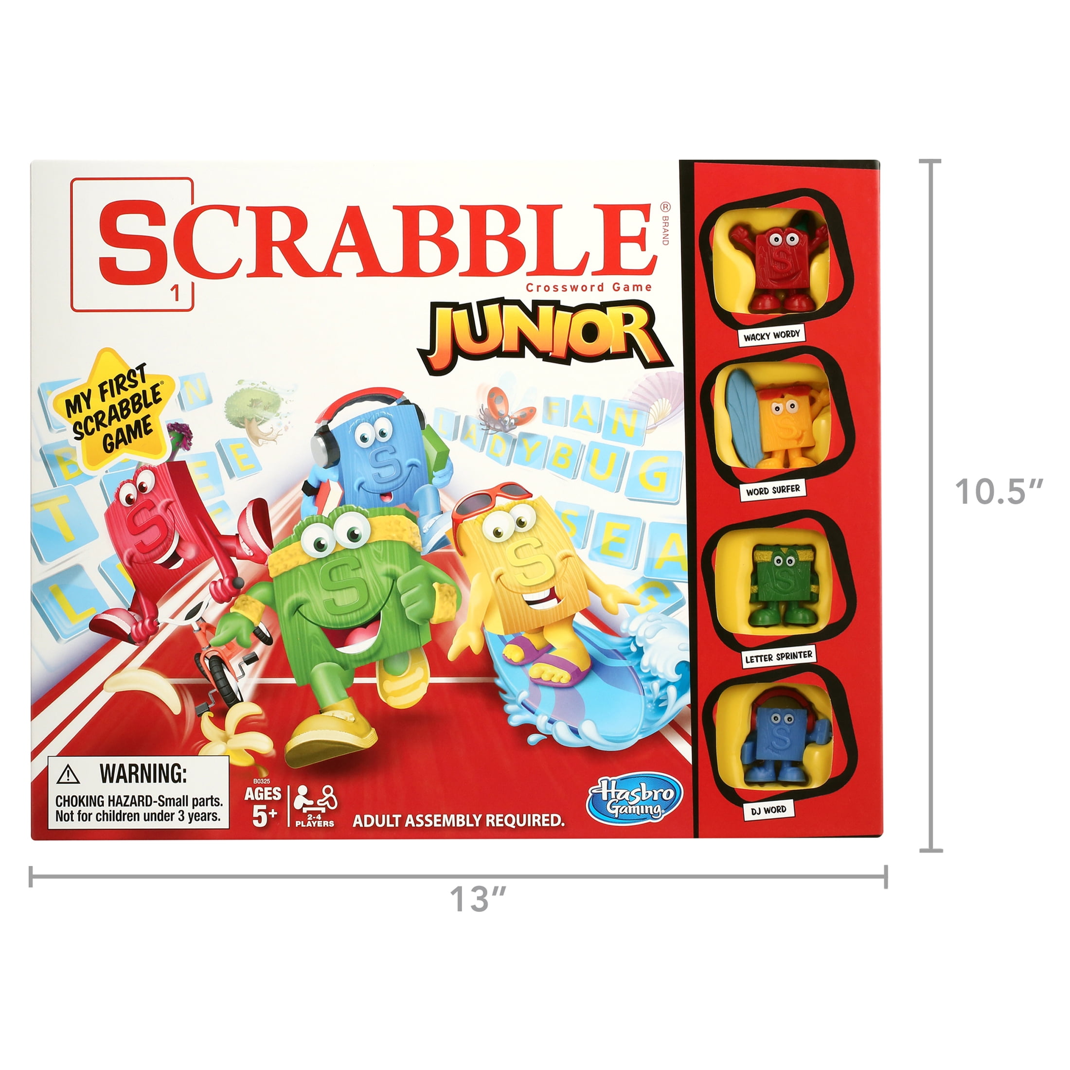 キッズ・ファミリー SCRABBLE Scrabble Junior: Children's Crossword Game for Family, 2-4