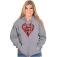thumbnail image 4 of Mom Loves You Heart Mothers Day Womens Plus Size Graphic Zipper Hoodie Brisco Brands 2X, 4 of 5